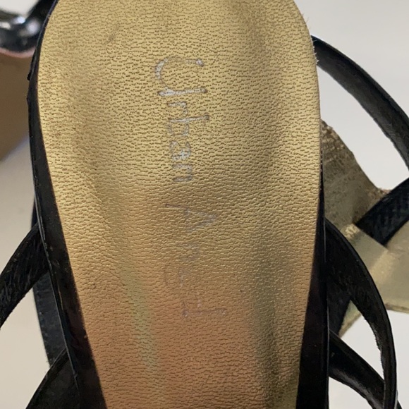 Strappy black and gold star heels - Picture 4 of 4